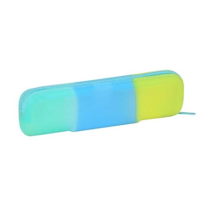 Bolso Escolar Safta Portatodo Tricolor Estrecho Silicona 200x20x55 mm 3 Bolso Escolar Safta Portatodo Tricolor Estrecho Silicona 200x20x55 mm 3
