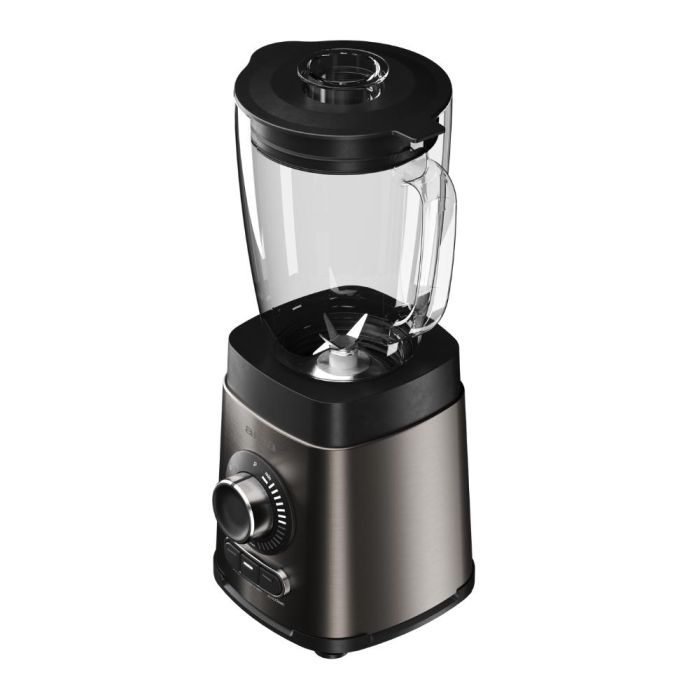 Aiwa Batidora de Vaso ATB-1800, 1800 W, 1.8 L, Jarra de Vidrio, Cuchillas Satoku, Programas Automáticos, Gris 2