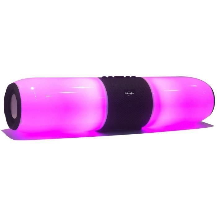 INOVALLEY BS30 - Barra de sonido iluminada Bluetooth 5.0 - 60W - Alcance 10m - Radio FM, puerto USB, Micro-SD 3 INOVALLEY BS30 - Barra de sonido iluminada Bluetooth 5.0 - 60W - Alcance 10m - Radio FM, puerto USB, Micro-SD 3