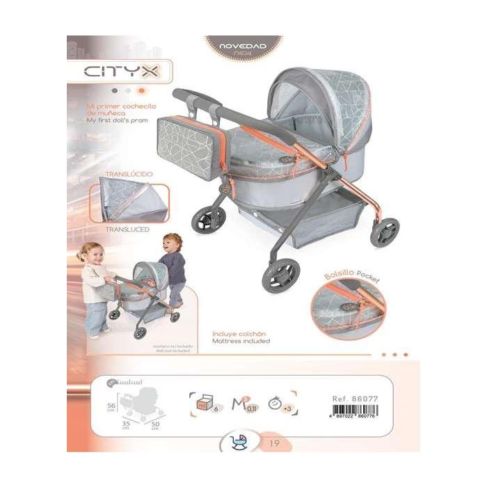 Mi primer coche de muñeca cityx para muñecas de hasta 42 cm.35x50x56 cm 10 Mi primer coche de muñeca cityx para muñecas de hasta 42 cm.35x50x56 cm 10