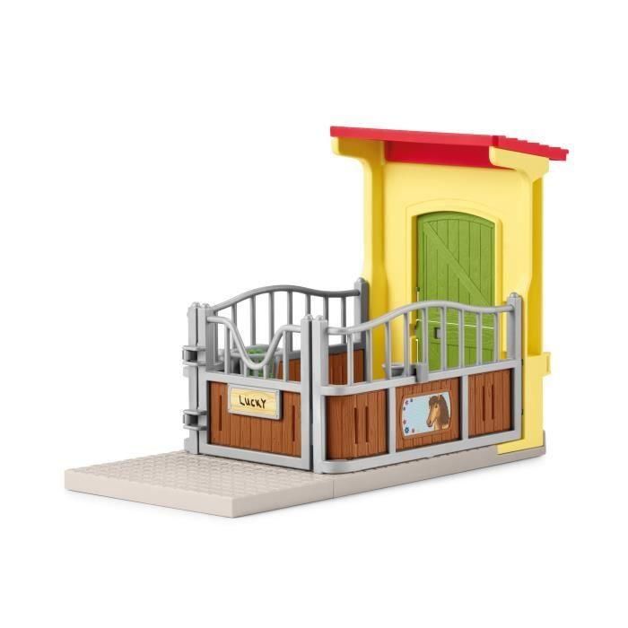 SCHLEICH - Caja con poni islandés - Extensión de granja educativa - 42609 - Farm World Range 4 SCHLEICH - Caja con poni islandés - Extensión de granja educativa - 42609 - Farm World Range 4