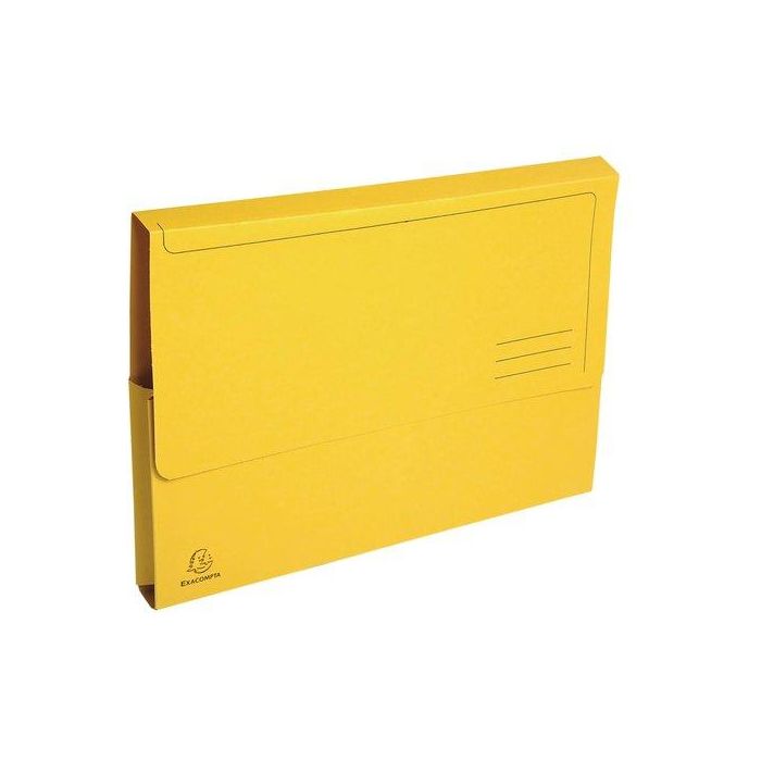 Subcarpeta Exacompta Forever (Bolsa Fuelle 32Mm) 290G A4 Amarillo Paquete De 10