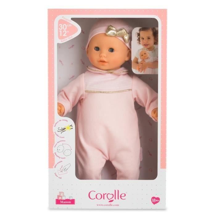 Corolle Baby Calin Manon, Mi Primer Bebé Muñeca Land of Dreams 30 cm Vinilo Flexible, Tacto Suave Vainilla, Ideal Abrazos 1 Corolle Baby Calin Manon, Mi Primer Bebé Muñeca Land of Dreams 30 cm Vinilo Flexible, Tacto Suave Vainilla, Ideal Abrazos 1
