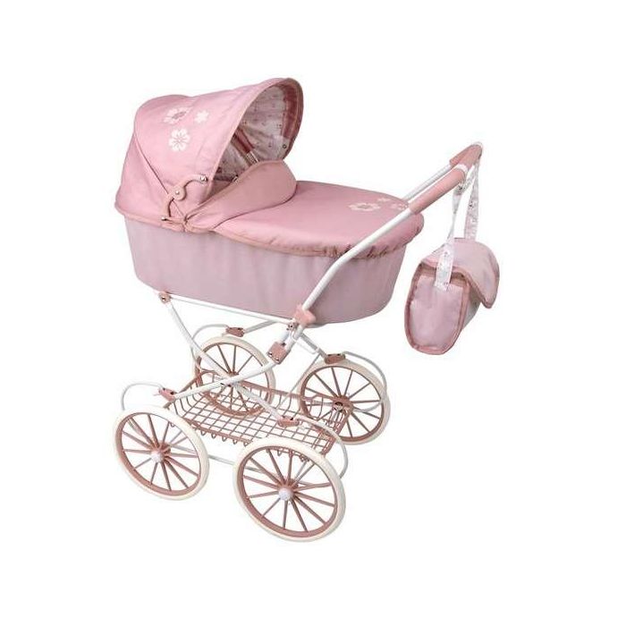 Muñecas Arias Coche de Muñecas Capota Elegance con Bolso, Manillar 80 cm de Altura y Medidas 70x42x90 cm - Edad +3 Años Muñecas Arias Coche de Muñecas Capota Elegance con Bolso, Manillar 80 cm de Altura y Medidas 70x42x90 cm - Edad +3 Años