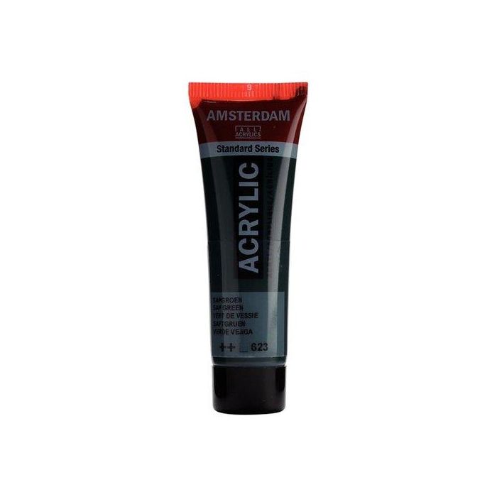 Pintura Acrilica Amsterdam 20 Ml (Tubo) Verde Vejiga (Set de 3)