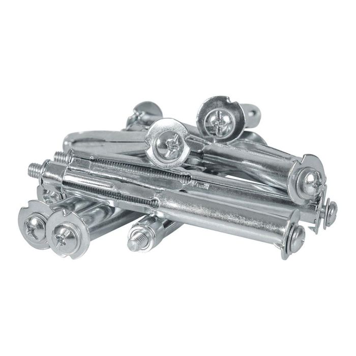 Rapid Taco de expansión metálico Ø11x80 tornillo m5x89, resistencia 40 kg, para pladur, yeso y paredes huecas, grosor 32-45mm, bolsa 10 unid 1
