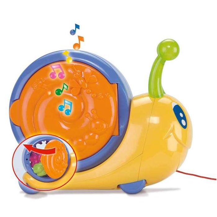 Arrastre caracol encajable con musica 26cm. 3