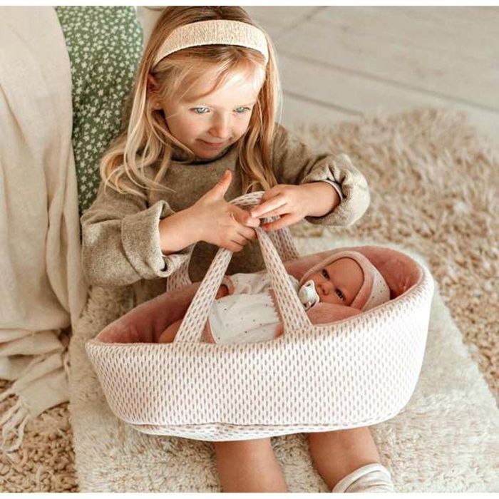 Muñeca elegance 40 cm andie rosa c/capazo c/mecamismo lloro try me 5 Muñeca elegance 40 cm andie rosa c/capazo c/mecamismo lloro try me 5