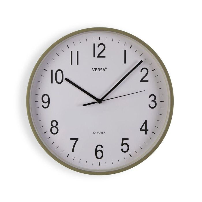 Reloj de Pared Versa Verde Plástico 35,1 X 35,1 X 4,5 CM 0 Reloj de Pared Versa Verde Plástico 35,1 X 35,1 X 4,5 CM 0
