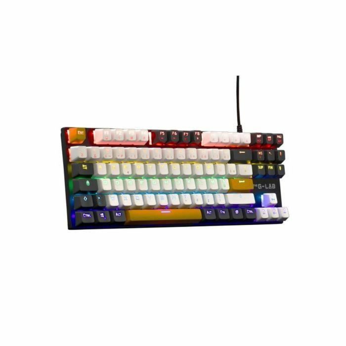 The G-Lab KEYZ-MERCURY-C/FR Teclado Gaming Mecánico TKL con Layout FR, 3 colores Blanco+Negro+Naranja 5 The G-Lab KEYZ-MERCURY-C/FR Teclado Gaming Mecánico TKL con Layout FR, 3 colores Blanco+Negro+Naranja 5