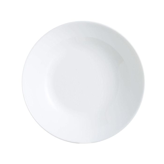 Plato Hondo Luminarc Zelie Blanco Vidrio Ø 20 cm (12 Unidades) 2