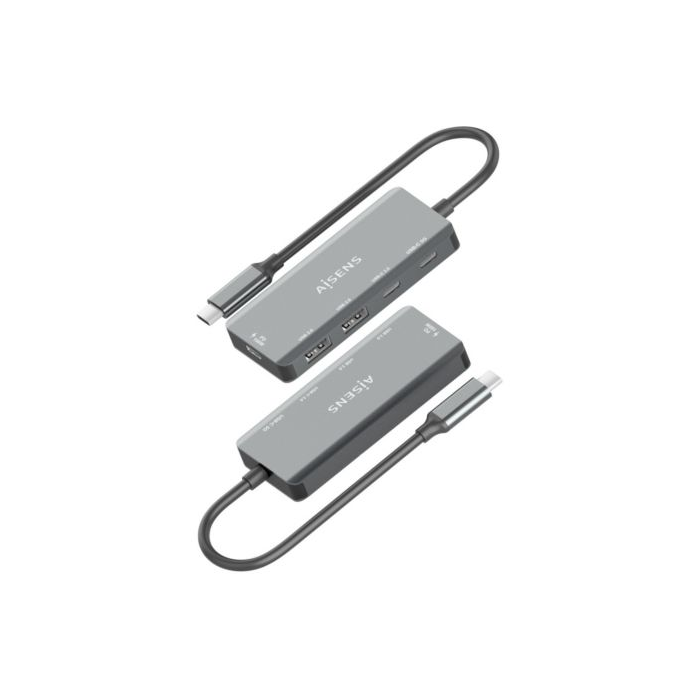 Hub USB Tipo-C Aisens A109-0946/ 2xUSB/ 2xUSB Tipo-C/ 1xUSB Tipo-C PD/ Gris 1 Hub USB Tipo-C Aisens A109-0946/ 2xUSB/ 2xUSB Tipo-C/ 1xUSB Tipo-C PD/ Gris 1