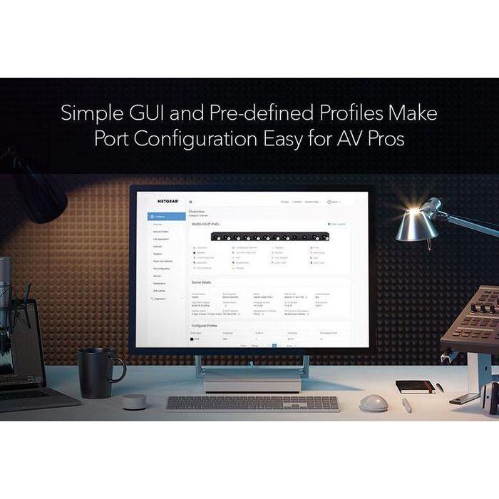 NETGEAR M4350-24X4V Switch Gestionado L3 PoE 24 Puertos 10G Ethernet SFP28 para Montaje en Rack 9 NETGEAR M4350-24X4V Switch Gestionado L3 PoE 24 Puertos 10G Ethernet SFP28 para Montaje en Rack 9