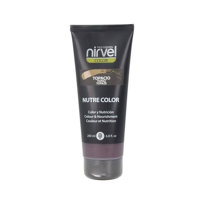 Nirvel Mascarilla Nutre Color Blond Topacio 200 ml - Matiza y mantiene rubios y tonos fríos