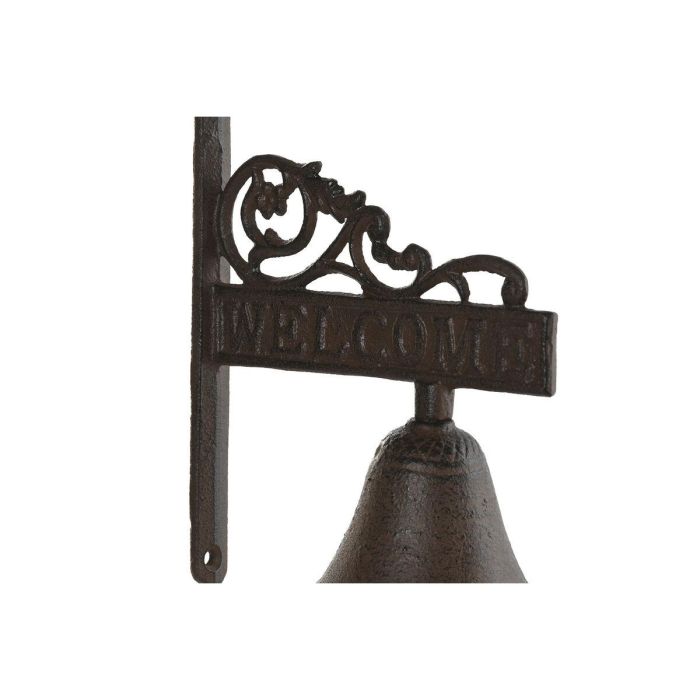 Campana Home ESPRIT Marrón Negro Cuerda Hierro 14,5 x 7,5 x 18,5 cm 3 Campana Home ESPRIT Marrón Negro Cuerda Hierro 14,5 x 7,5 x 18,5 cm 3