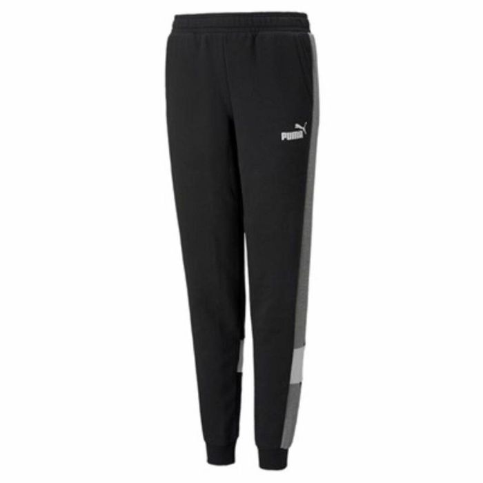 Pantalón de Chándal para Niños Puma Essentials+ Colorblock K Negro 0 Pantalón de Chándal para Niños Puma Essentials+ Colorblock K Negro 0