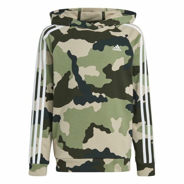 Sudadera con Capucha Unisex Adidas Essentials Multicolor Camuflaje 0 Sudadera con Capucha Unisex Adidas Essentials Multicolor Camuflaje 0