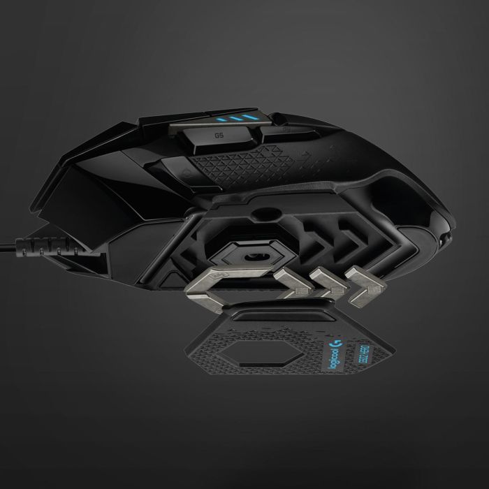 Logitech Ratón Gaming G502 Hero, Sensor HERO 25600 DPI, RGB LIGHTSYNC, Negro 9 Logitech Ratón Gaming G502 Hero, Sensor HERO 25600 DPI, RGB LIGHTSYNC, Negro 9