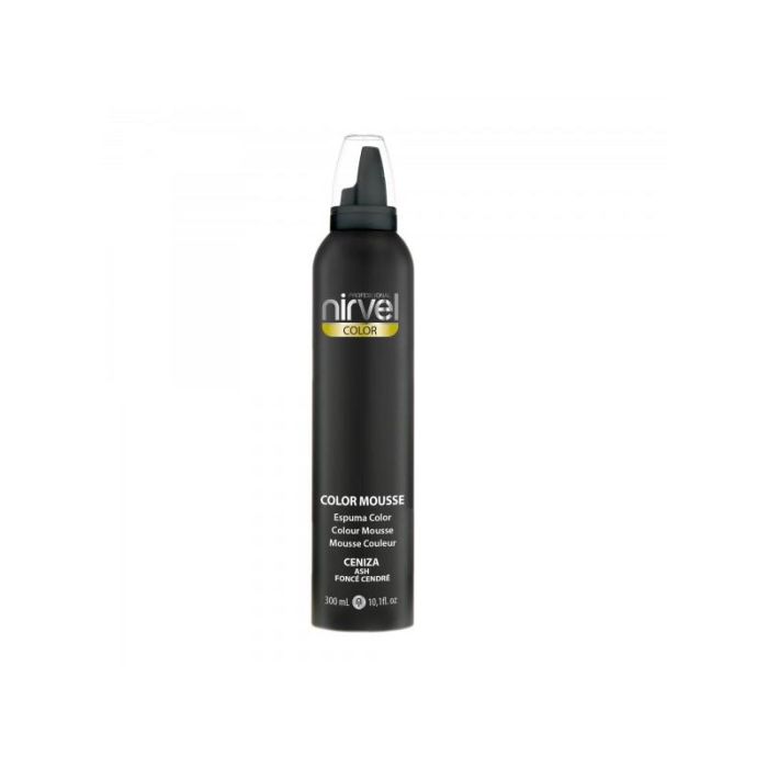 Nirvel Color Mousse Ceniza 300ml - Tinte y Fijación para Cabello - Aporta Volumen y Reaviva el Color