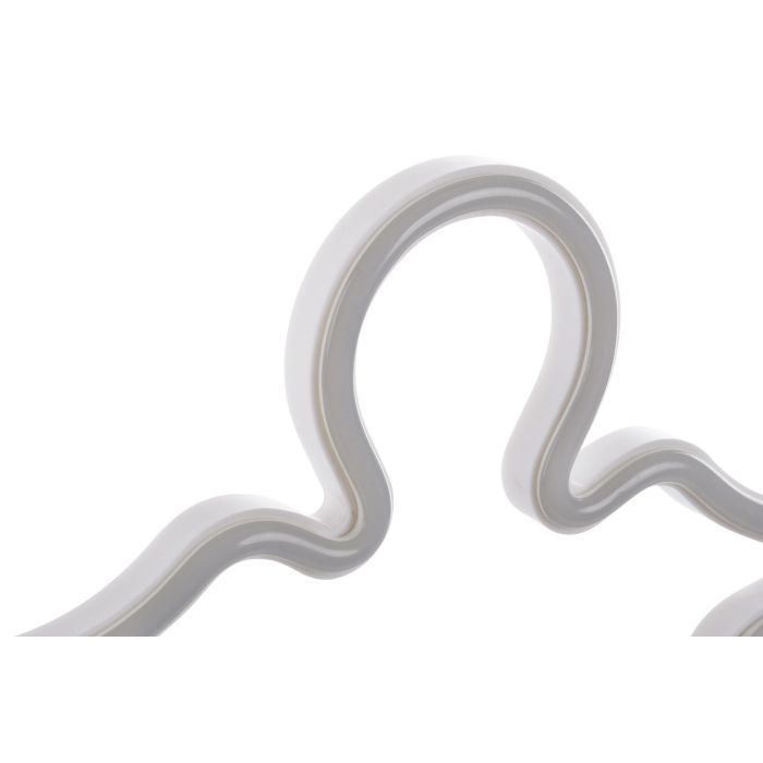 DKD Home Decor Decoración Navideña Luminosa Ángel Tradicional Blanco LED 8 x 29.5 x 23.5 cm a Pilas AA 1
