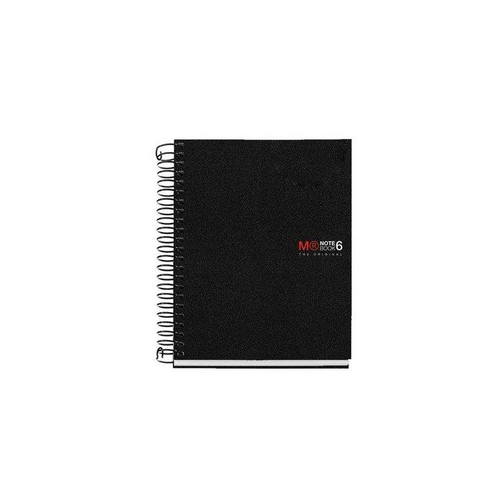 Bloc Miquelrius The Original Notebook 6 Micro.Tapa Pp A6 150H 70G Cuadric.5X5 Negro (Set de 5)