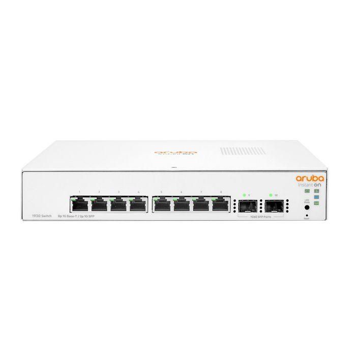 HP Enterprise 8+2P 1930 RM 2SFP Switch Gestionado Gigabit Ethernet L2+ 8 Puertos RJ-45 2 Puertos SFP 1U