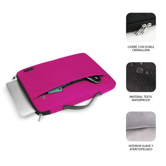 Subblim Computer Case Elegant Laptop Sleeve 15,6" Pink SUB-LS-0TS0101 1