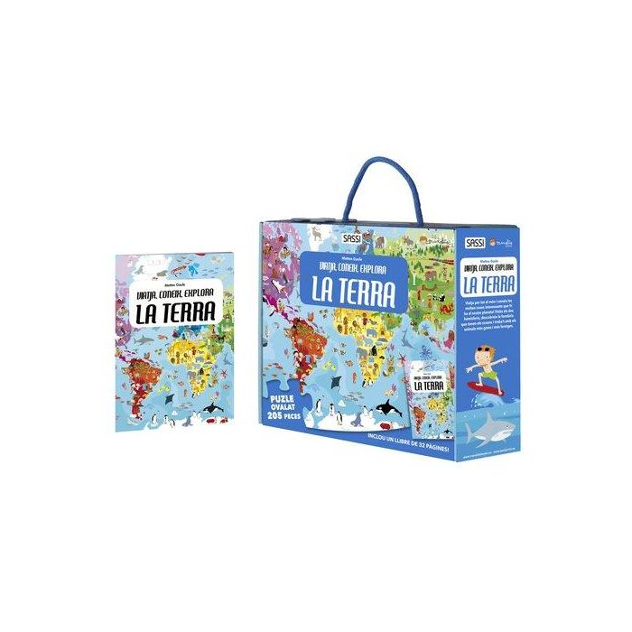 Puzle Sassi Manolito Books La Terra - Catalan 205 Piezas (+6 Años)