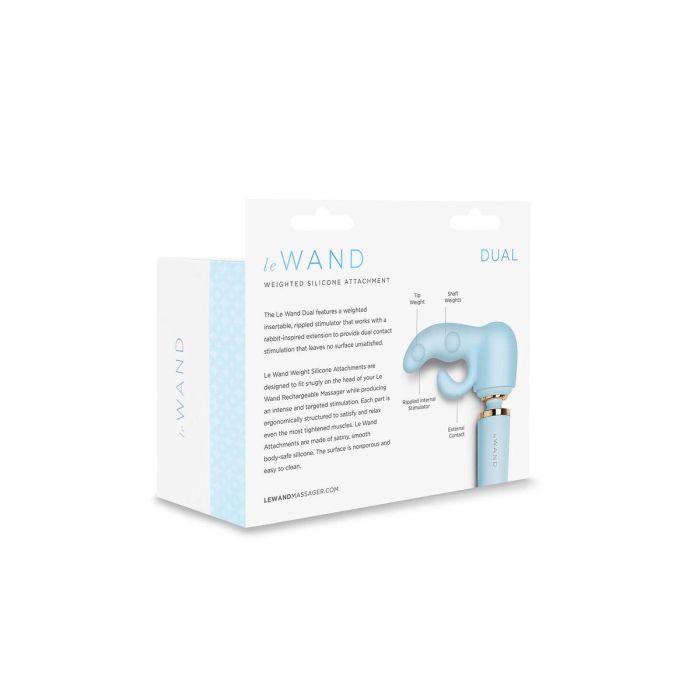 Accesorio Le Wand Dual Weighted Azul Silicona 6