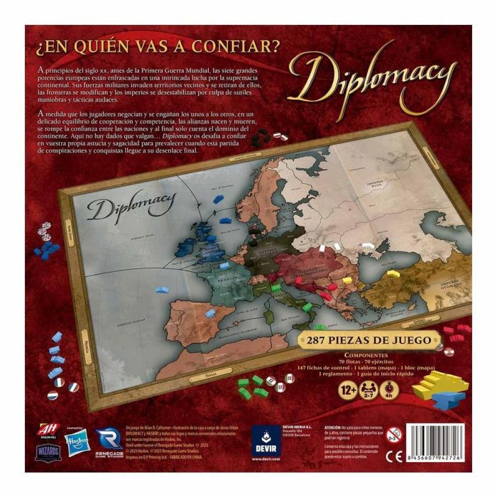 Juego Mesa Devir Diplomacy 3 Juego Mesa Devir Diplomacy 3