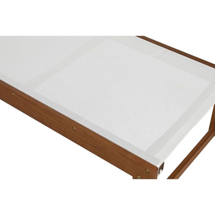 Tumbona Home ESPRIT Blanco Marrón 187 x 65 x 81 cm 4 Tumbona Home ESPRIT Blanco Marrón 187 x 65 x 81 cm 4