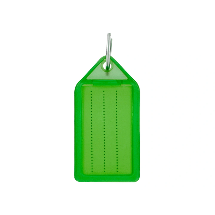 Q-connect Llavero portaetiquetas Premium, color verde, caja de 40 unidades 3