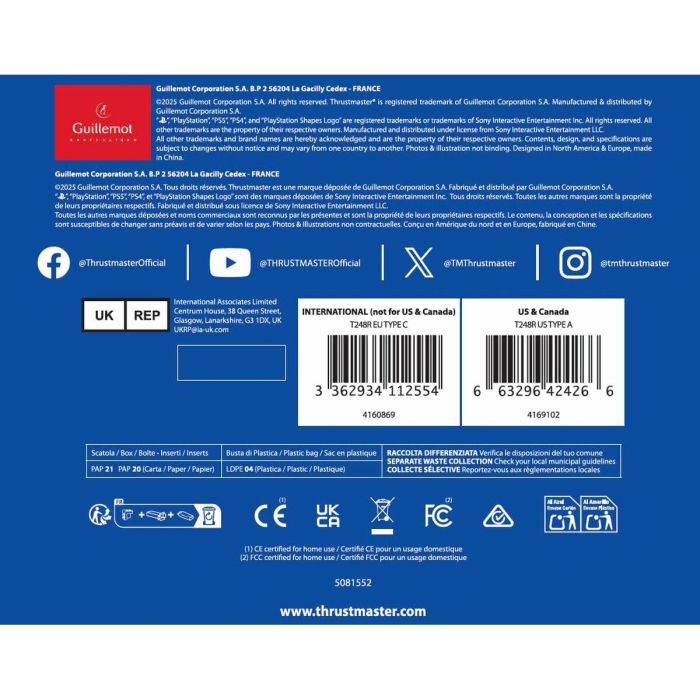 Thrustmaster THR3362934112554 Volante para PC, Ergonómico y Versátil, 280 mm, Negro 1