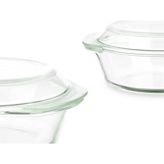 Cacerola Borosilicato 2000Ml Vivalto 26X10CM (8 Unidades) 3 Cacerola Borosilicato 2000Ml Vivalto 26X10CM (8 Unidades) 3