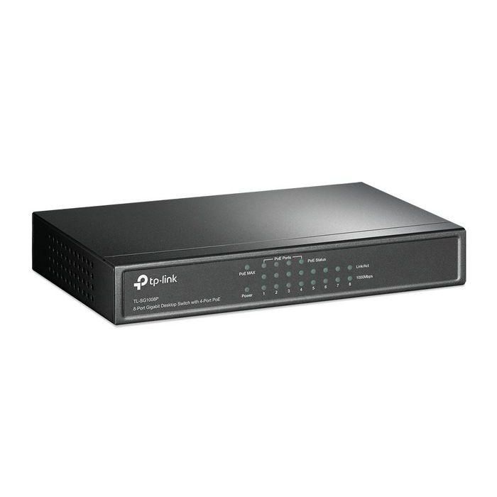 Switch TP-Link TL-SG1008P 8 Puertos/ RJ-45 10/100/1000 PoE 1