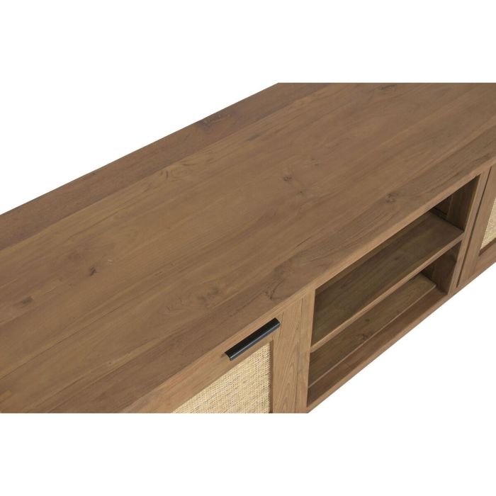 DKD Home Decor Mueble TV Balinés de Madera Teca Reciclada y Ratán 140 x 45 x 50 cm 6 DKD Home Decor Mueble TV Balinés de Madera Teca Reciclada y Ratán 140 x 45 x 50 cm 6
