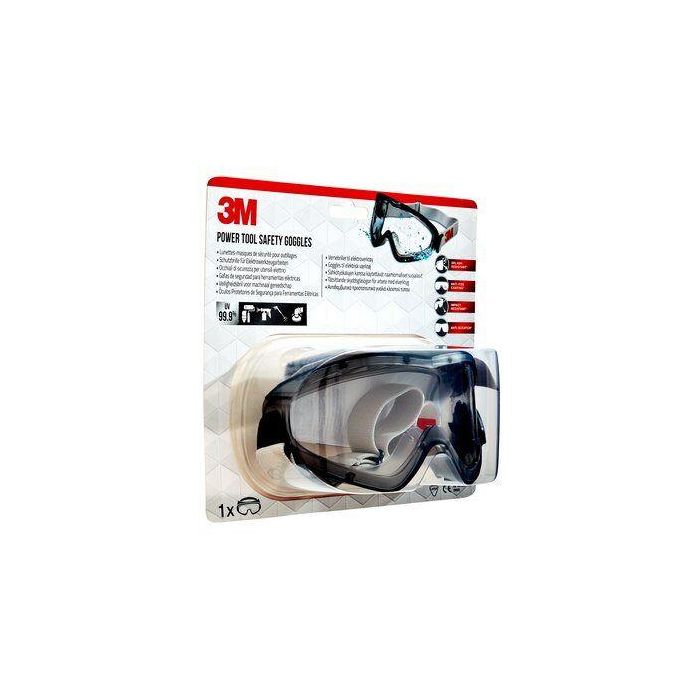 3M Gafas de Seguridad 2890 Lente Incolora Protección contra Impactos y Salpicaduras 6