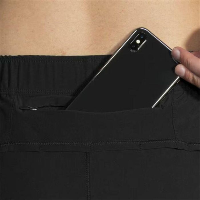 Pantalones Cortos Deportivos para Mujer Brooks Chaser 5" 2-in-1 Negro 2