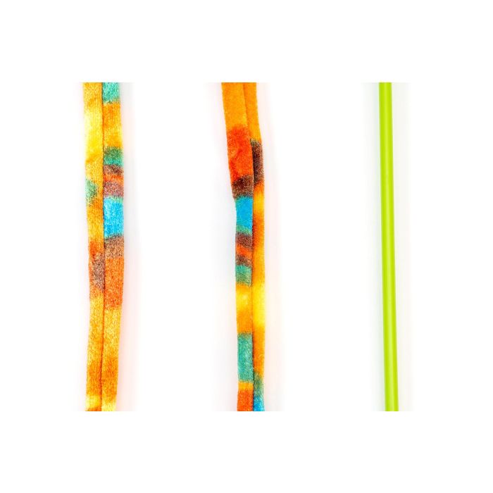 Nashira Caña para Gatos Juguete con Tira de Peluche 105cm 3