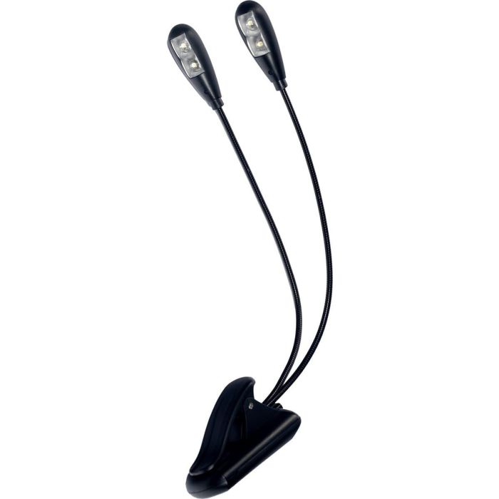 Lámpara Atril Dual Flexible Clip - 4 Led´S 1 Lámpara Atril Dual Flexible Clip - 4 Led´S 1