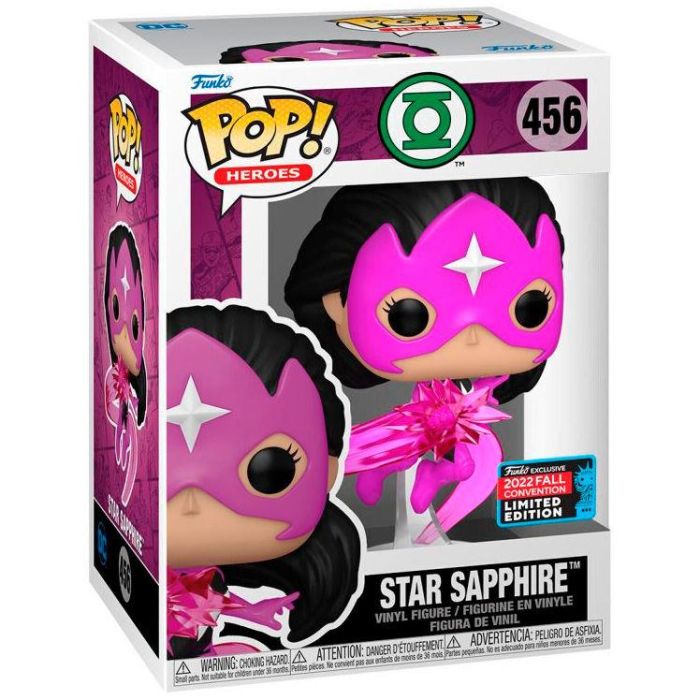 Funko Figura POP DC Comics Heroes Star Sapphire Exclusive Vinilo 9cm
