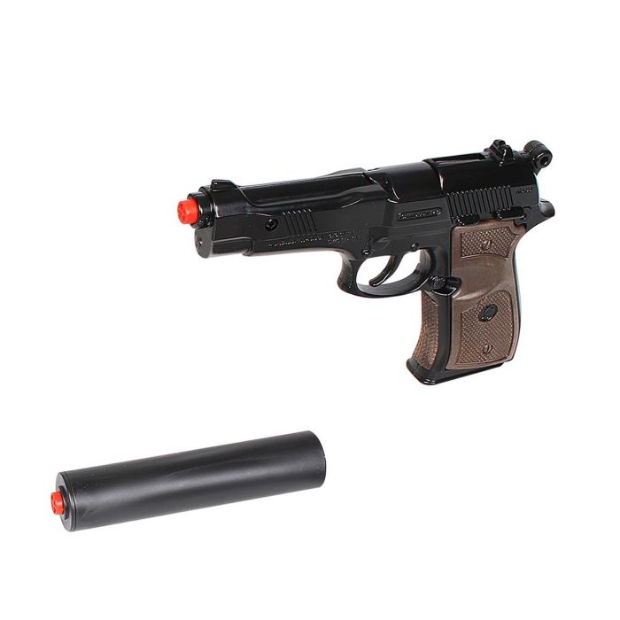 Gonher Agente Secreto 8 Tiros 239/6 Metralleta y Pistola de Metal con Accesorios para Niños 3