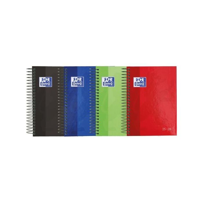 Oxford Agenda Escolar School Espiral 8º Dp T-Extradura C-Surtidos 2025-2026, WRITE&ERASE, Quicknotes, Compatible con SCRIBZEE Oxford Agenda Escolar School Espiral 8º Dp T-Extradura C-Surtidos 2025-2026, WRITE&ERASE, Quicknotes, Compatible con SCRIBZEE