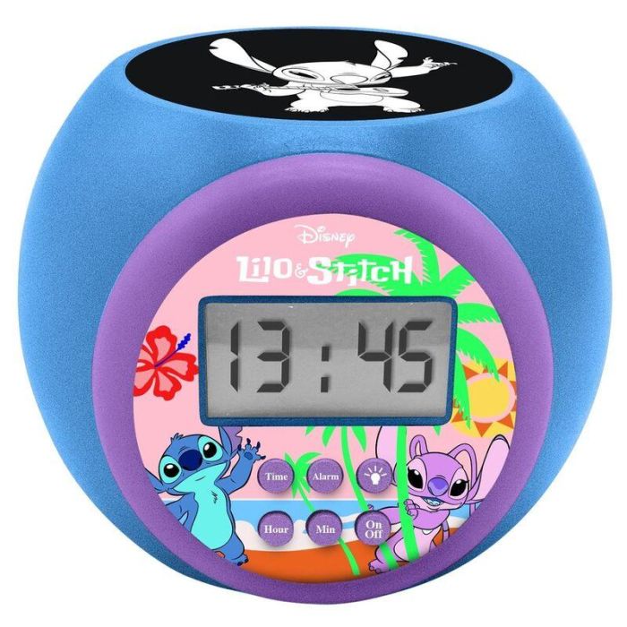 Lexibook Rl977D Reloj Despertador Proyector Disney Stitch con Luz Nocturna de 3 Colores 0 Lexibook Rl977D Reloj Despertador Proyector Disney Stitch con Luz Nocturna de 3 Colores 0