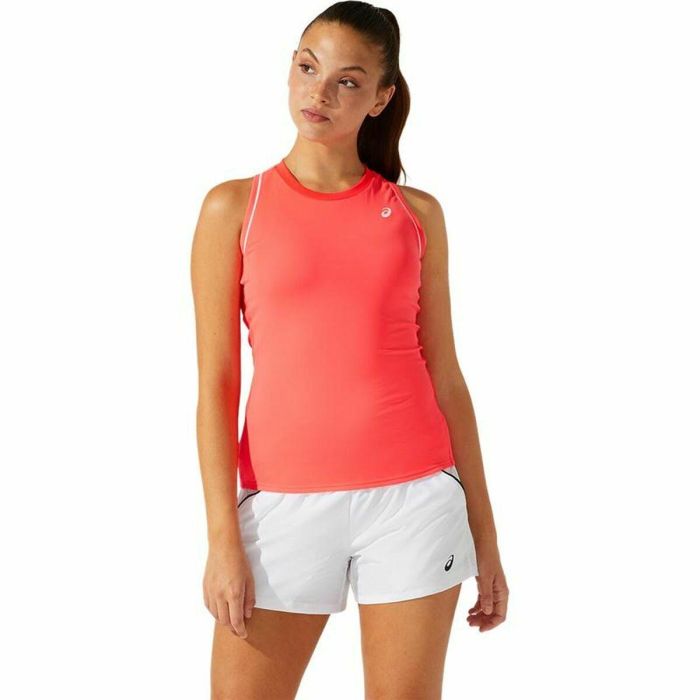 Camiseta de Tirantes Mujer Asics Court Coral 0 Camiseta de Tirantes Mujer Asics Court Coral 0