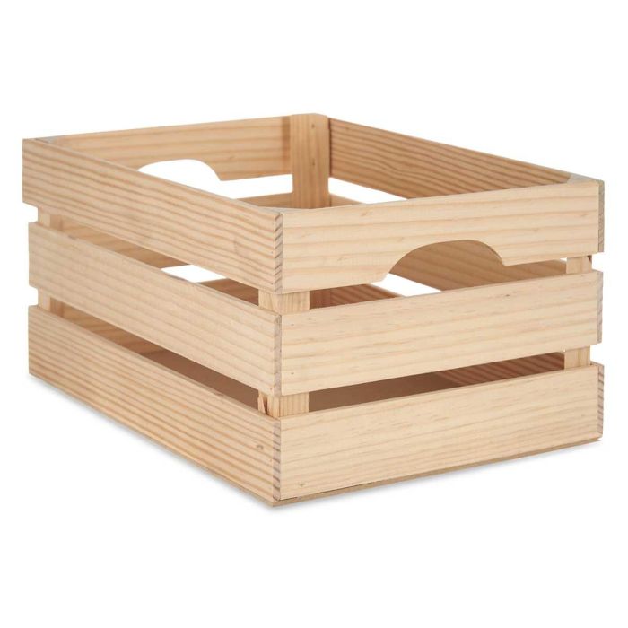 Caja Madera Abierta 36 X 26 Cm Giftdecor (3 Unidades) 1 Caja Madera Abierta 36 X 26 Cm Giftdecor (3 Unidades) 1