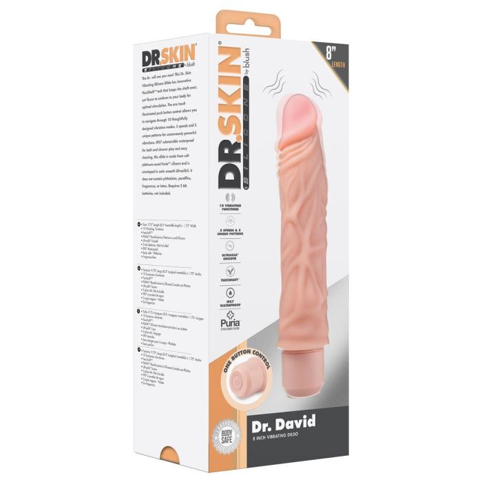 Consolador Realista Blush Dr Skin Silicona ABS Ø 5 cm (17,7 cm) (21,5 cm) 1