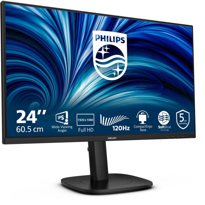 PHILIPS 60,45cm 23,8Zoll 1920x1080 120Hz IPS Flat H/A 150 MM TUV EyeSafe certified USB HUB SPEAKERS DP HDMI 300cd/m2 TCO 10 1 PHILIPS 60,45cm 23,8Zoll 1920x1080 120Hz IPS Flat H/A 150 MM TUV EyeSafe certified USB HUB SPEAKERS DP HDMI 300cd/m2 TCO 10 1