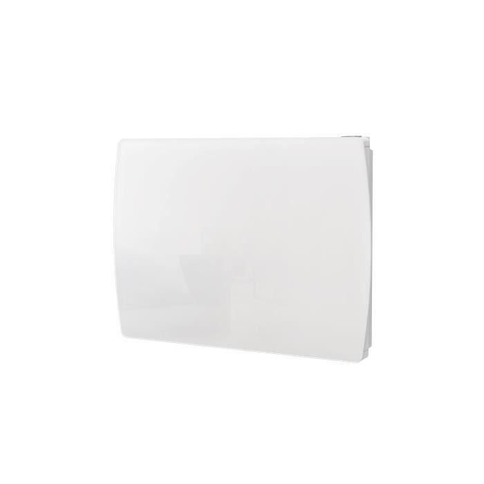 Radiador eléctrico fijo con inercia secado de cerámica 1000W rubis oceánico - fachada de vidrio - blanco - NF 2 Radiador eléctrico fijo con inercia secado de cerámica 1000W rubis oceánico - fachada de vidrio - blanco - NF 2