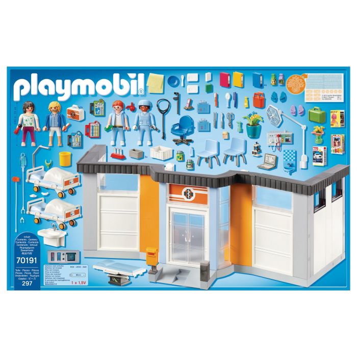 Playmobil 70191 City Life Hospital Wing - Juego de Construcción, 297 Piezas, Juguete para Niños y Niñas +4 Años 1
